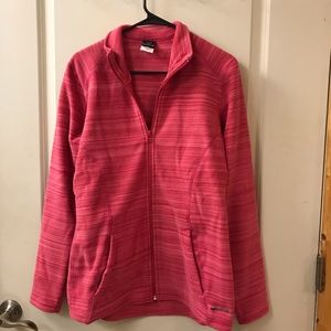 Women’s full zip fleece jacket Large Razz
